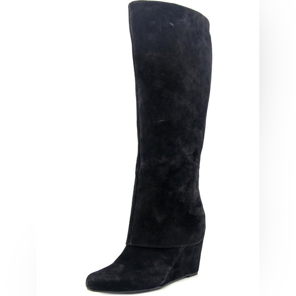 Jessica Simpson Rallie Black Wedge boots